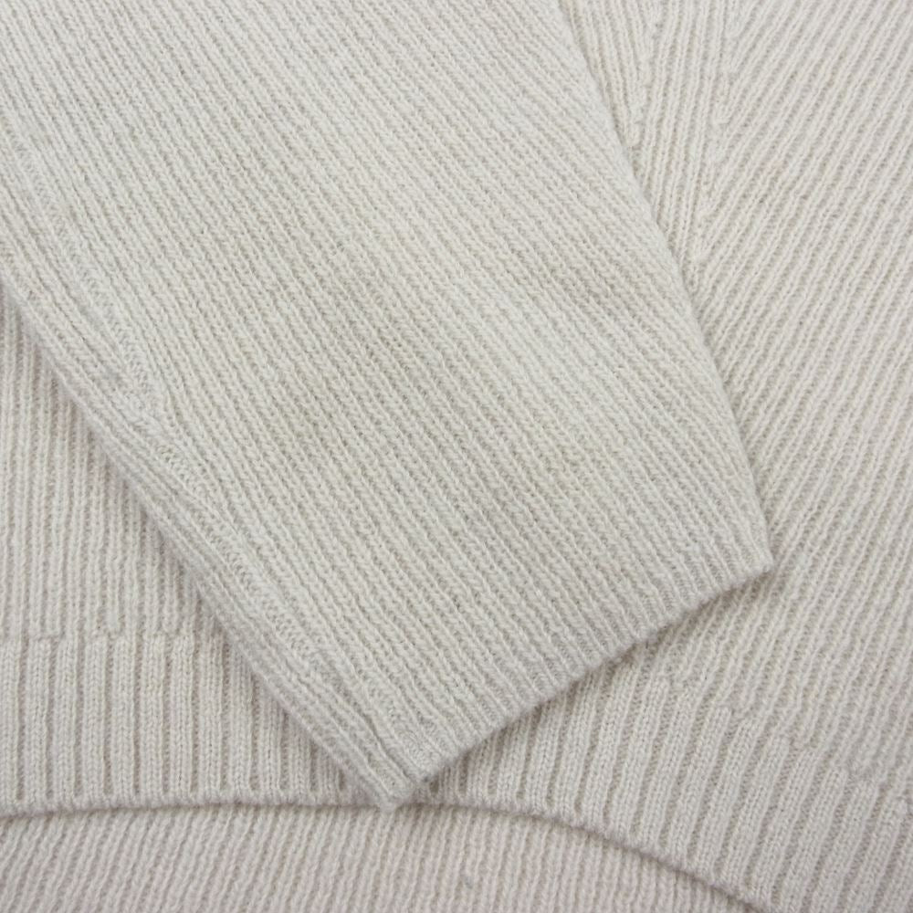 Deuxieme Classe ドゥーズィエムクラス 16AW 16-080-500-4450 MUSE ミューズ BULKY WOOL V Vネック プルオーバー ニット セーター オフホワイト系【中古】