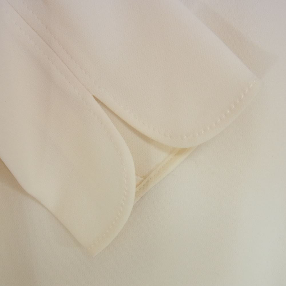 Deuxieme Classe ドゥーズィエムクラス 14-050-500-4050 MUSE ミューズ トリアセジョーゼットプルオーバー カットソー Tシャツ オフホワイト系 サイズ表記無【美品】【中古】