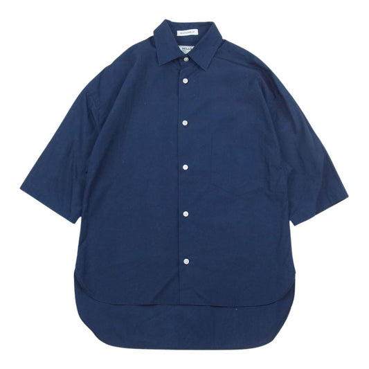 マディソンブルー MB167-5015 J・BRADLEY SHIRT Jブラッドリーシャツ ハーフスリーブ 半袖 ビッグ シャツ ネイビー系 XS【中古】