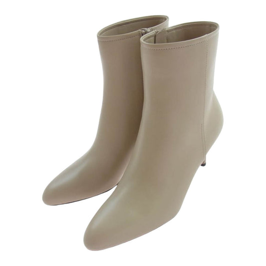 ペリーコ 19-093-923-0031-3-0 7355 METRO ROUND SHORT メトロ ラウンド ショート ヒールブーツ ベージュ系【極上美品】【中古】