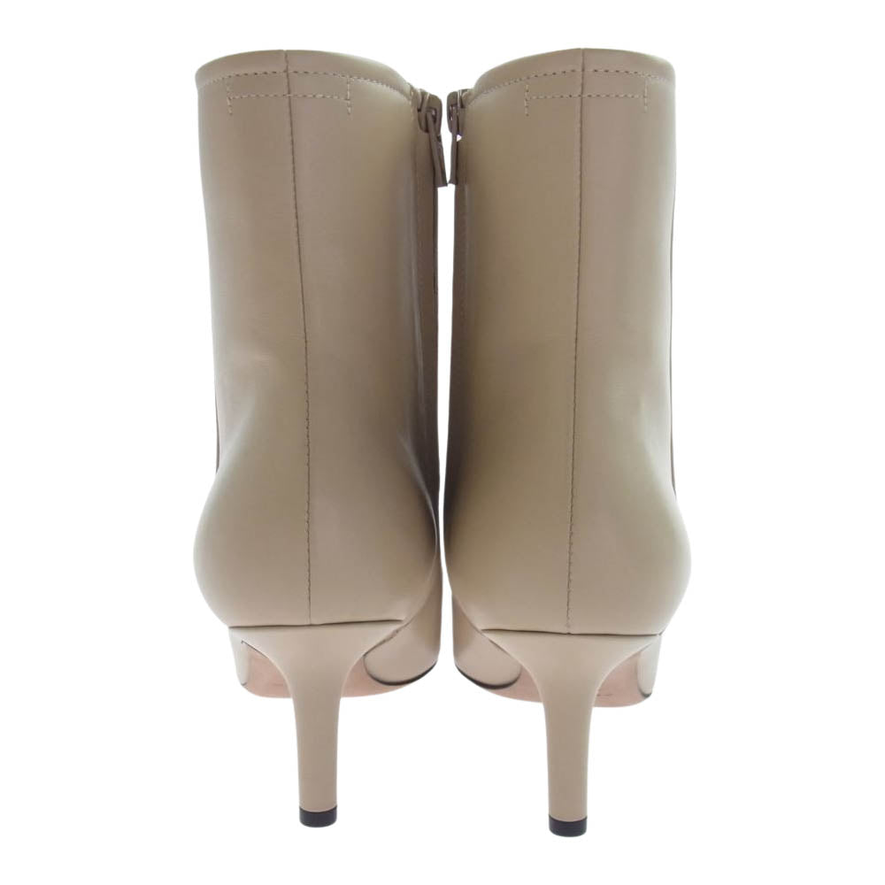 ペリーコ 19-093-923-0031-3-0 7355 METRO ROUND SHORT メトロ ラウンド ショート ヒールブーツ ベージュ系【極上美品】【中古】