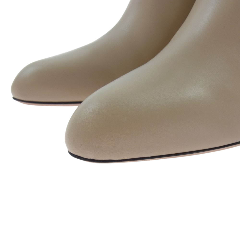 ペリーコ 19-093-923-0031-3-0 7355 METRO ROUND SHORT メトロ ラウンド ショート ヒールブーツ ベージュ系【極上美品】【中古】