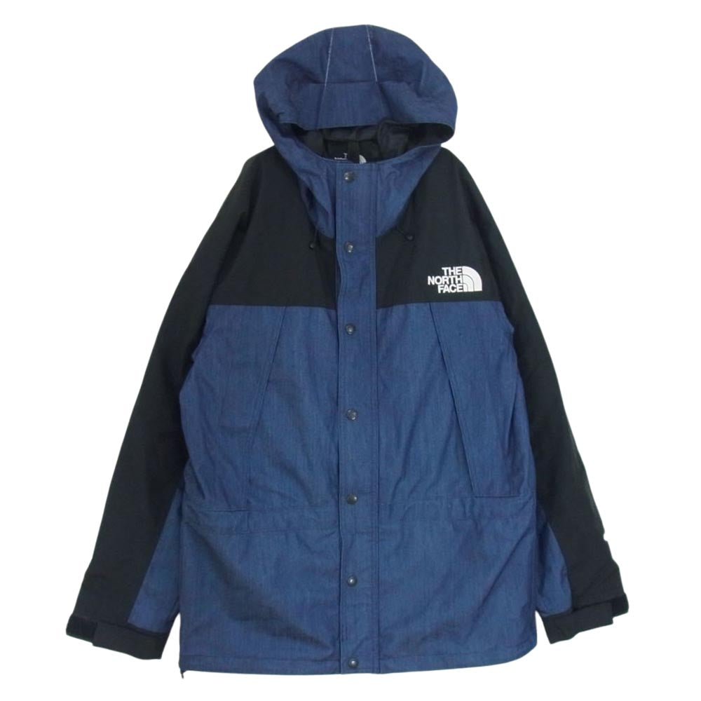 THE NORTH FACE ノースフェイス NP12032 Mountain Light Denim Jacket マウンテン ライト デニム ジャケット ネイビー系 L【中古】