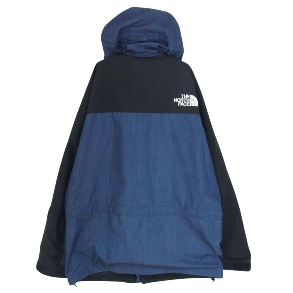 THE NORTH FACE ノースフェイス NP12032 Mountain Light Denim Jacket マウンテン ライト デニム ジャケット ネイビー系 L【中古】