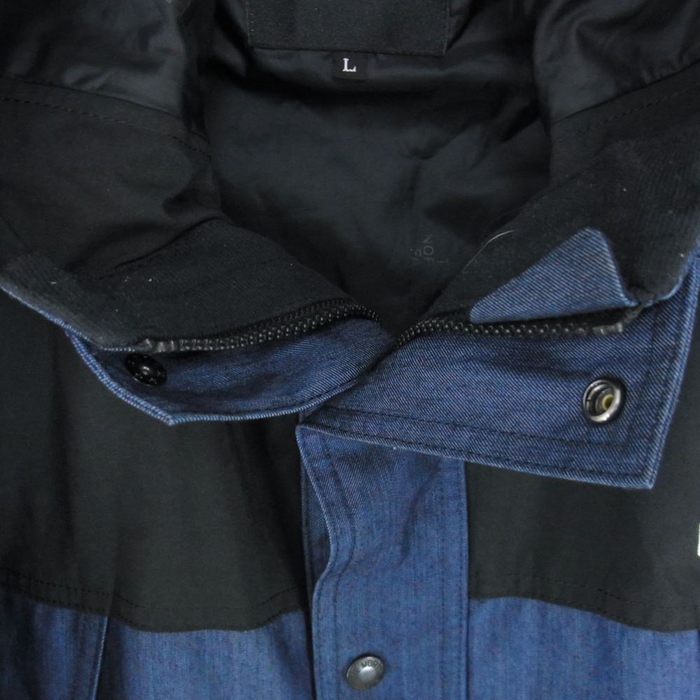 THE NORTH FACE ノースフェイス NP12032 Mountain Light Denim Jacket マウンテン ライト デニム ジャケット ネイビー系 L【中古】