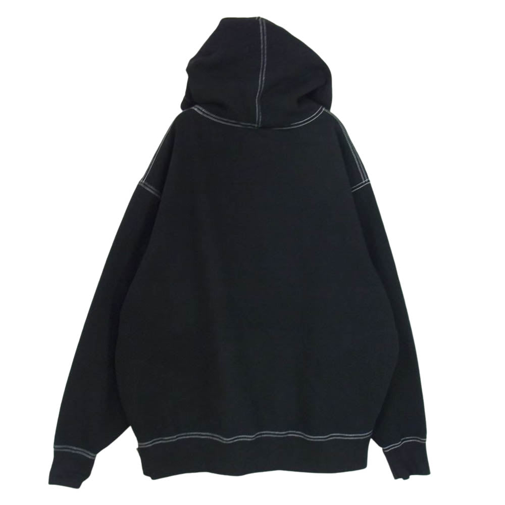 Supreme シュプリーム 23SS × Timberland Hooded Sweat shirt ティンバーランド プルオーバー フーディー スウェット パーカ ブラック系 M【中古】