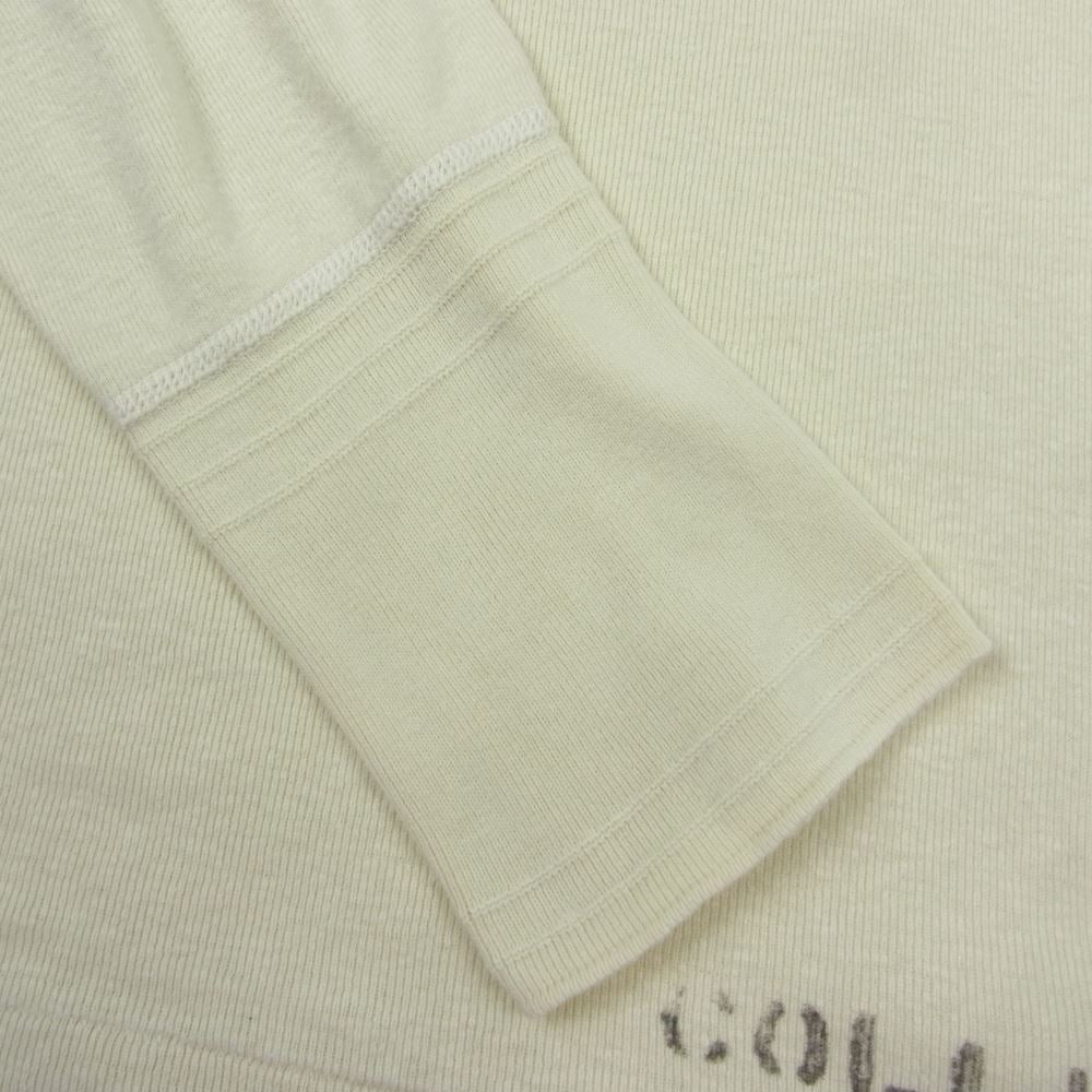 WAREHOUSE ウエアハウス ワッフル サーマル カットソー 長袖 Tシャツ オフホワイト系 38【中古】