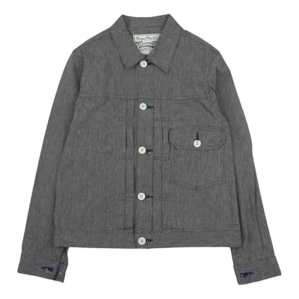 バーガスプラス　 71928-90 1928年 1st Type Model HAKEME Jacket ファースト タイプ モデル デニム ジャケット ブラック系 36【中古】
