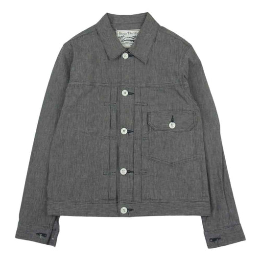 バーガスプラス　 71928-90 1928年 1st Type Model HAKEME Jacket ファースト タイプ モデル デニム ジャケット ブラック系 36【中古】