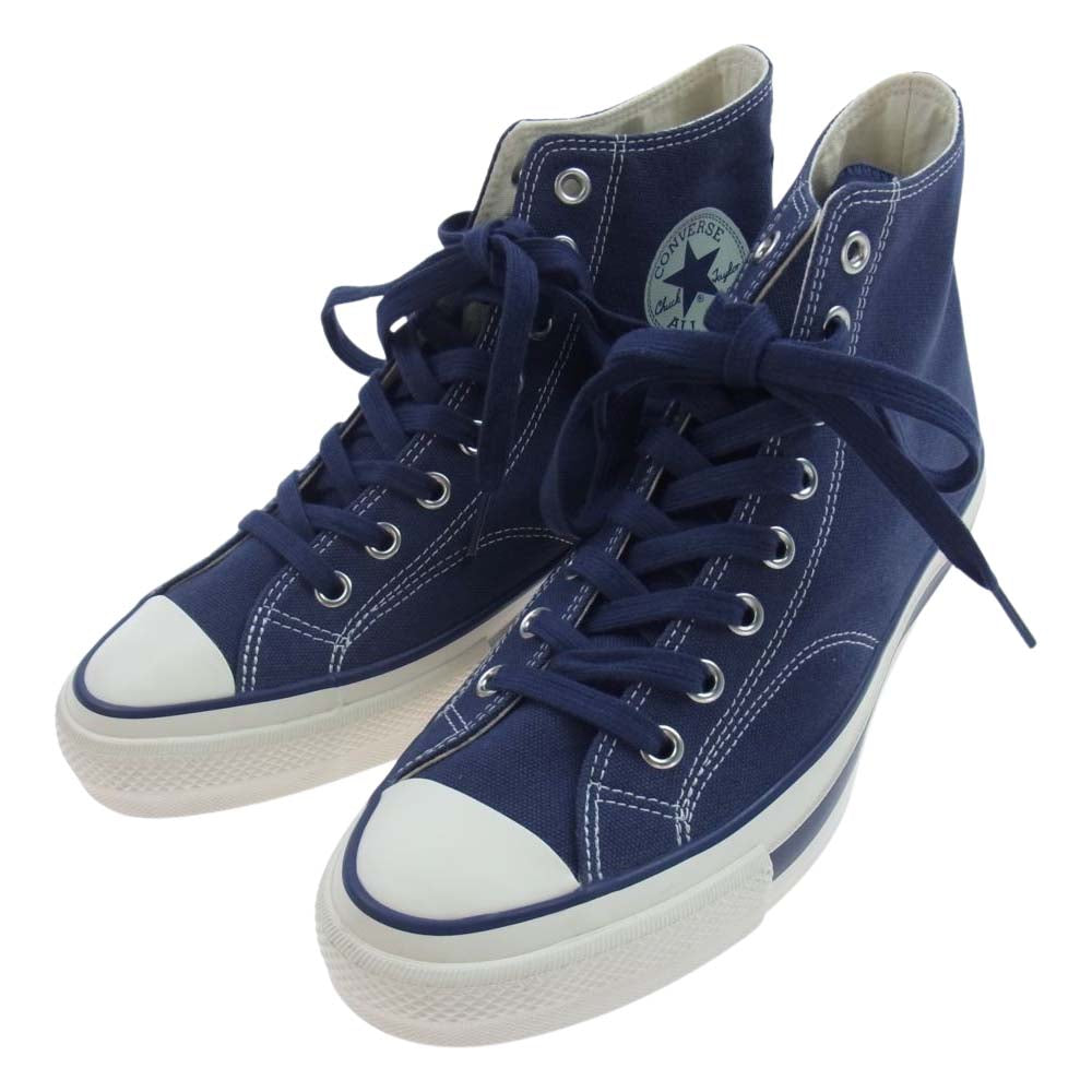 CONVERSE コンバース 1SD013 × GOD SELECTION XXX ゴッドセレクション トリプルエックス ハイカット スニーカー ネイビー系 27.5cm【新古品】【未使用】【中古】