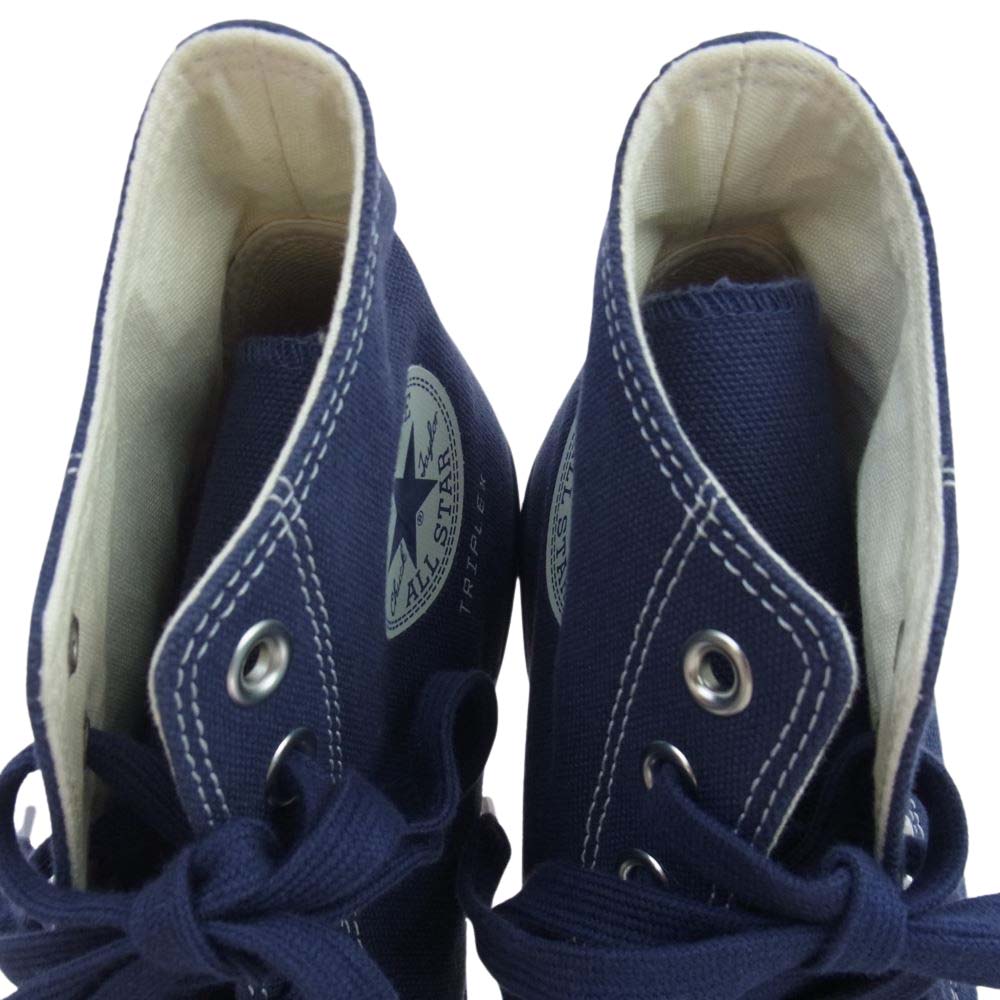 CONVERSE コンバース 1SD013 × GOD SELECTION XXX ゴッドセレクション トリプルエックス ハイカット スニーカー ネイビー系 27.5cm【新古品】【未使用】【中古】