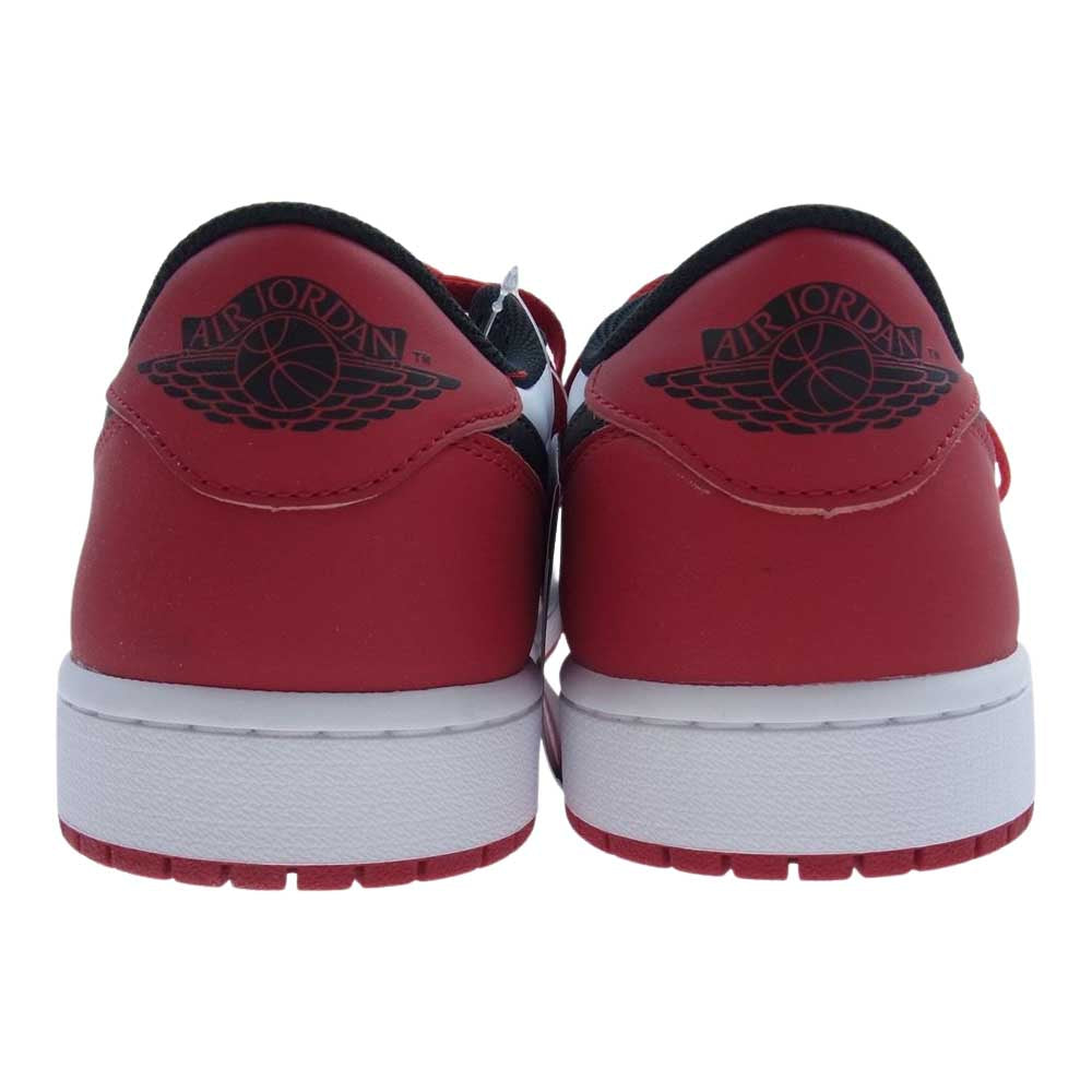 NIKE ナイキ CZ0790-106 1 RETRO LOW OG BLACK TOE レトロ ロー ブラック トゥ ローカット スニーカー レッド系 ホワイト系 27.5cm【新古品】【未使用】【中古】