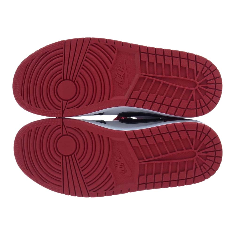 NIKE ナイキ CZ0790-106 1 RETRO LOW OG BLACK TOE レトロ ロー ブラック トゥ ローカット スニーカー レッド系 ホワイト系 27.5cm【新古品】【未使用】【中古】