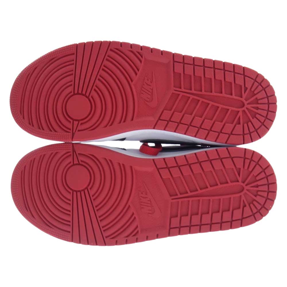 NIKE ナイキ CZ0790-106 1 RETRO LOW OG BLACK TOE レトロ ロー ブラック トゥ ローカット スニーカー ホワイト系 レッド系【新古品】【未使用】【中古】