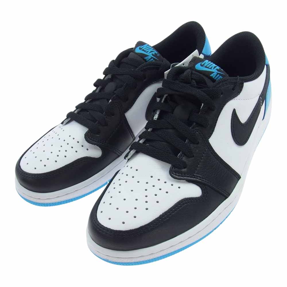 NIKE ナイキ CZ0790-104 1 LOW OG BLACK POWDER BLUE UNC 1 オージー ローカット スニーカー ホワイト系 ブルー系【新古品】【未使用】【中古】