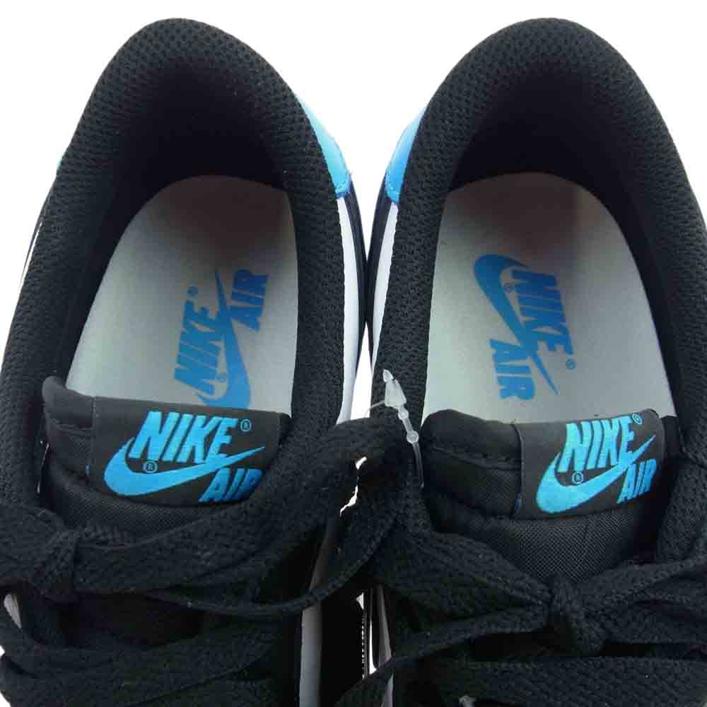 NIKE ナイキ CZ0790-104 1 LOW OG BLACK POWDER BLUE UNC 1 オージー ローカット スニーカー ホワイト系 ブルー系【新古品】【未使用】【中古】