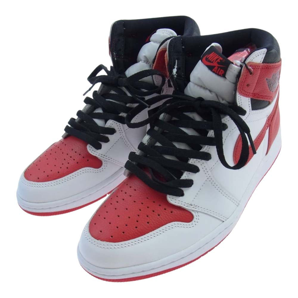 NIKE AIR JORDAN ナイキ ジョーダン 555088-161 1 AJ1 High OG Heritage エアジョーダン ハイ ヘリテージ スニーカー レッド系 ホワイト系 28cm【新古品】【未使用】【中古】