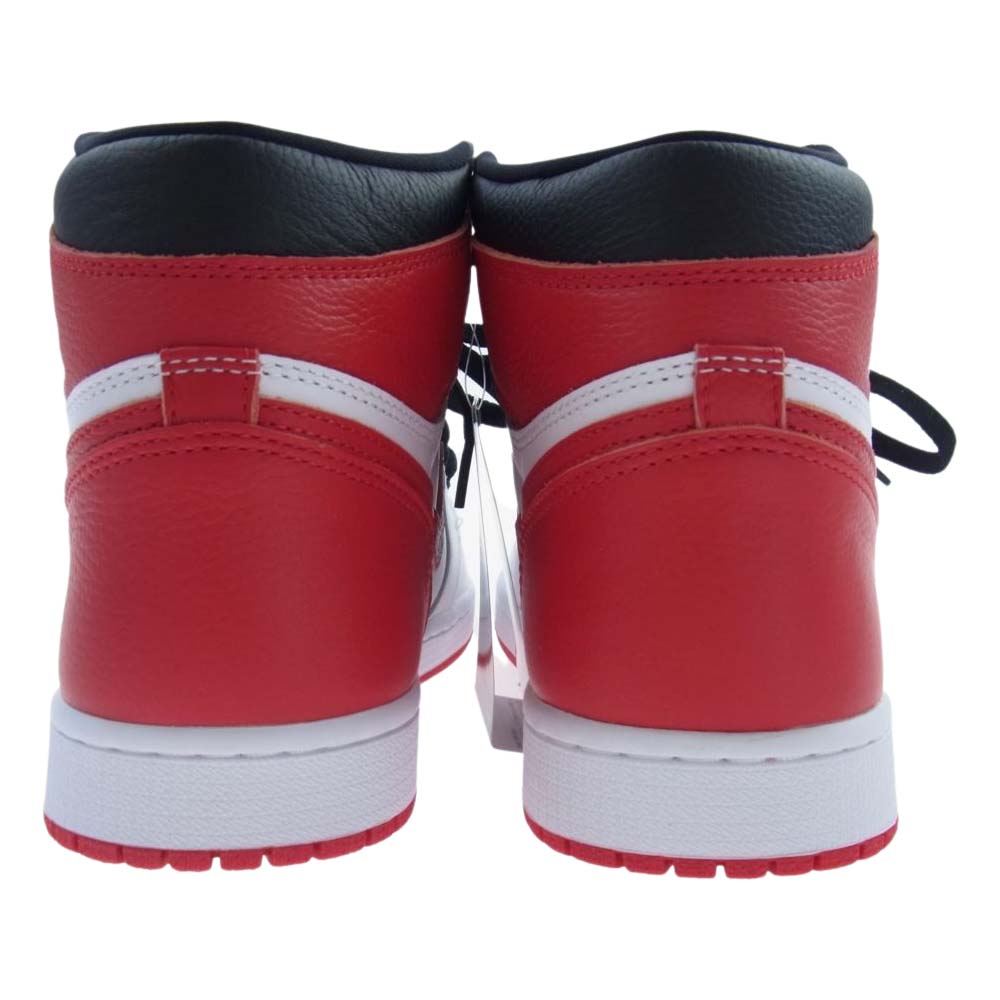 NIKE AIR JORDAN ナイキ ジョーダン 555088-161 1 AJ1 High OG Heritage エアジョーダン ハイ ヘリテージ スニーカー レッド系 ホワイト系 28cm【新古品】【未使用】【中古】