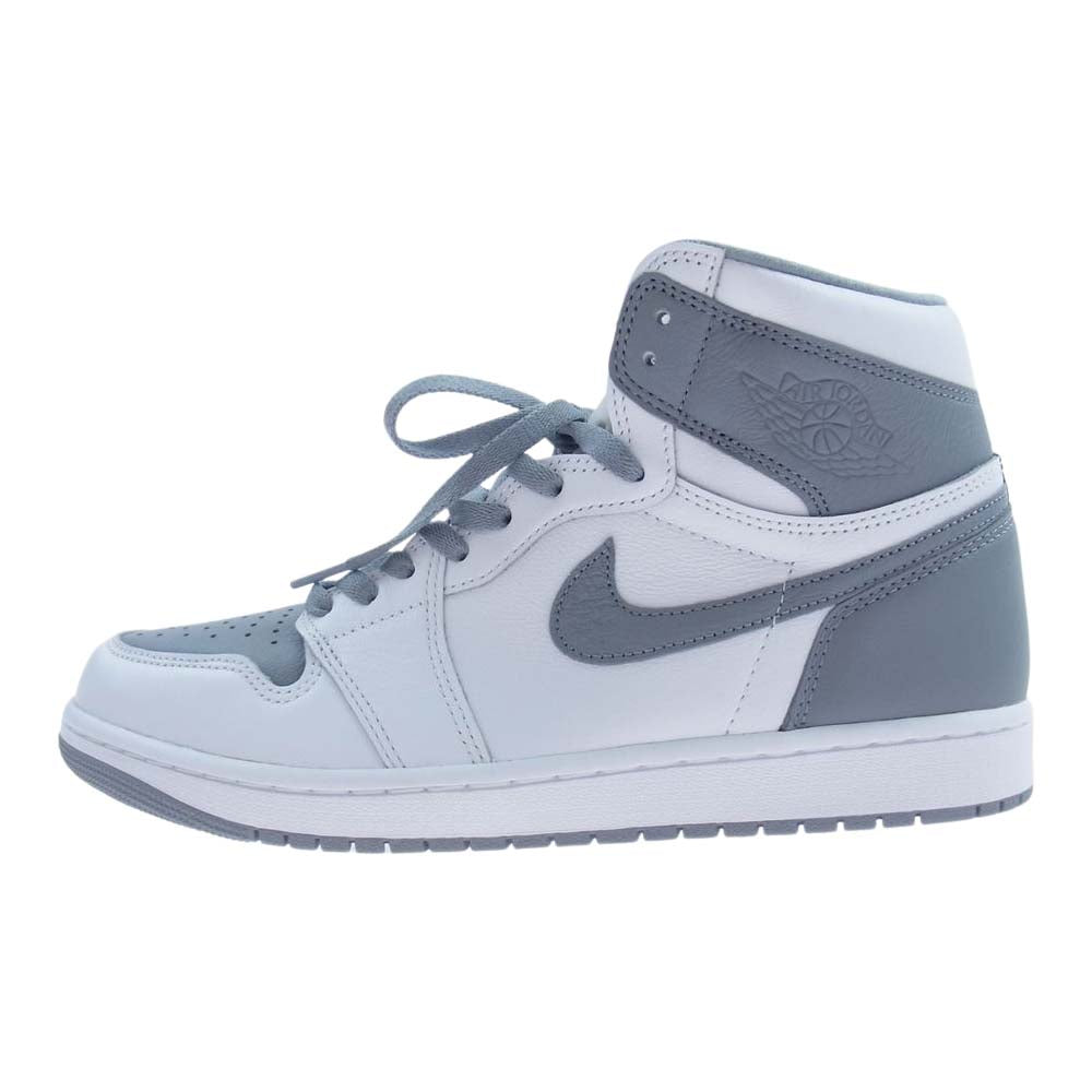 NIKE AIR JORDAN ナイキ ジョーダン 555088-037 1 AJ1 High OG Stealth ハイ OG ステルス ハイカット スニーカー ホワイト系 グレー系 28cm【新古品】【未使用】【中古】