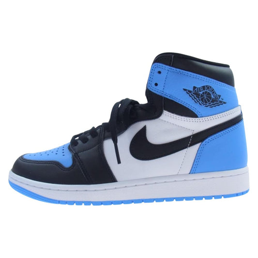 NIKE AIR JORDAN ナイキ ジョーダン DZ5485-400 1 AJ1 Retro High OG University Blue UNC Toe レトロ ハイ ユニバーシティブルー UNC トゥ ハイカット スニーカー ブルー系 ホワイト系 27.5cm【新古品】【未使用】【中古】