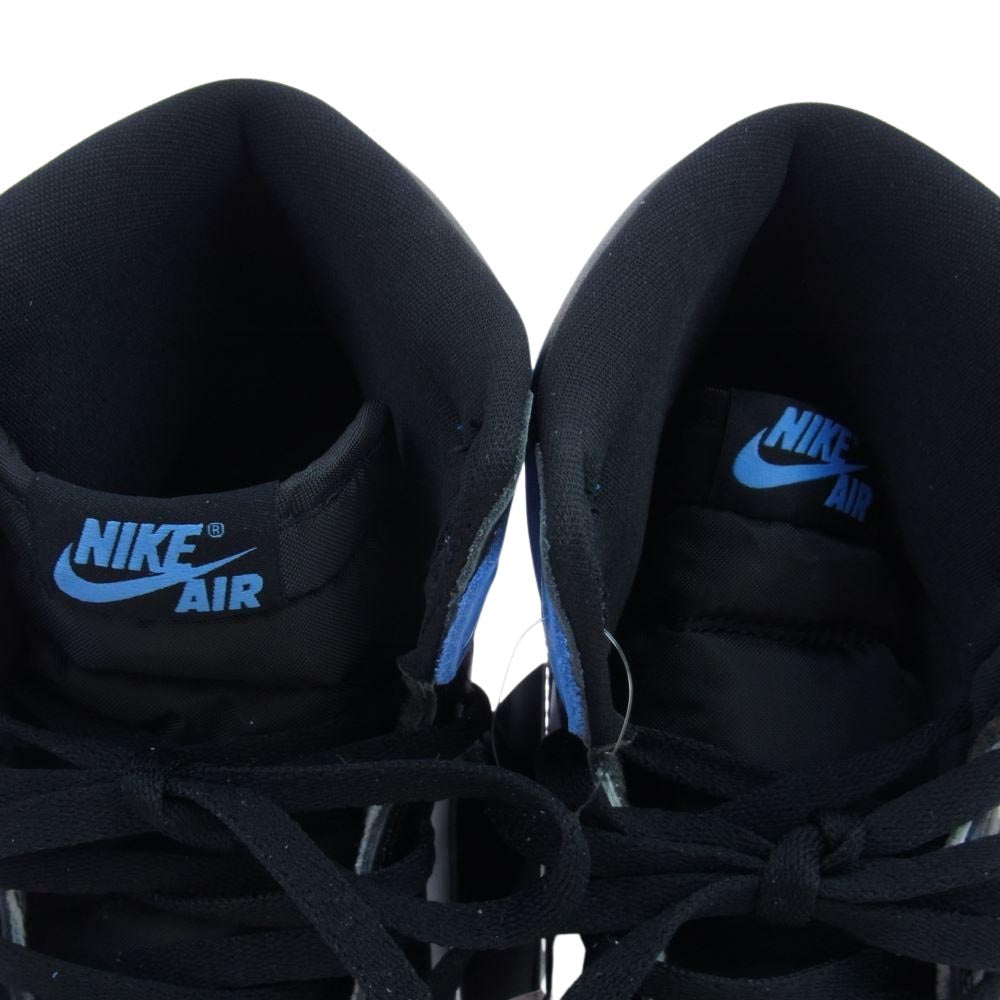 NIKE AIR JORDAN ナイキ ジョーダン DZ5485-400 1 AJ1 Retro High OG University Blue UNC Toe レトロ ハイ ユニバーシティブルー UNC トゥ ハイカット スニーカー ブルー系 ホワイト系 27.5cm【新古品】【未使用】【中古】
