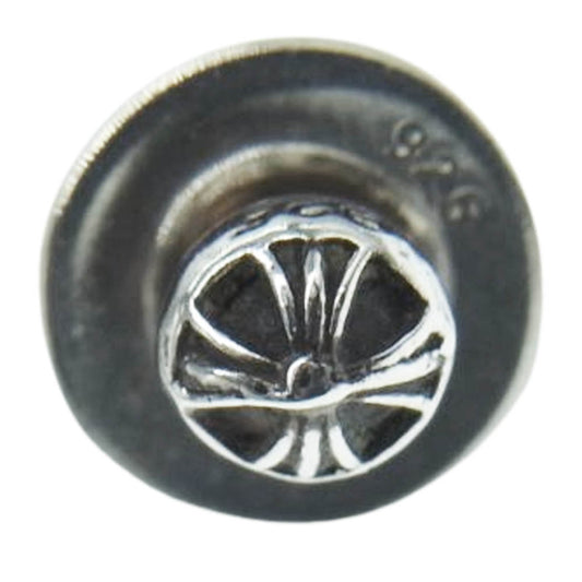 CHROME HEARTS クロムハーツ（原本無） STUD CRS BALL MINI ミニ クロスボール スタッド ピアス シルバー系【中古】