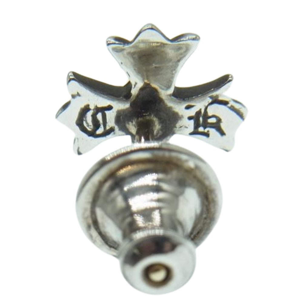 CHROME HEARTS クロムハーツ（原本無） No2 CH CRS DIA クロス スタッド ダイヤ ピアス シルバー系【中古】