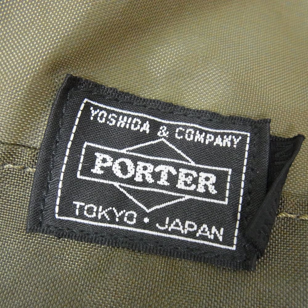 PORTER ポーター × KAPTAIN SUNSHINE キャプテンサンシャイン Quilting Military Nylon Tote キルティング ミリタリー ナイロントートバッグ カーキ系【中古】