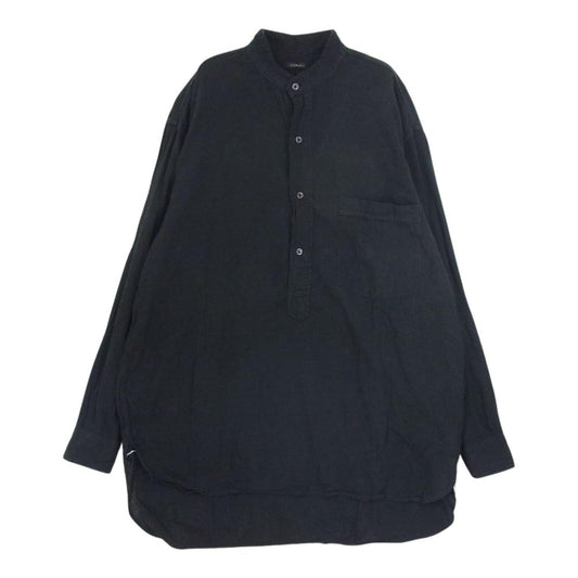 COMOLI コモリ 21SS T01-02010 ベタシャン プルオーバー シャツ BLACK ブラック ブラック系 2【中古】