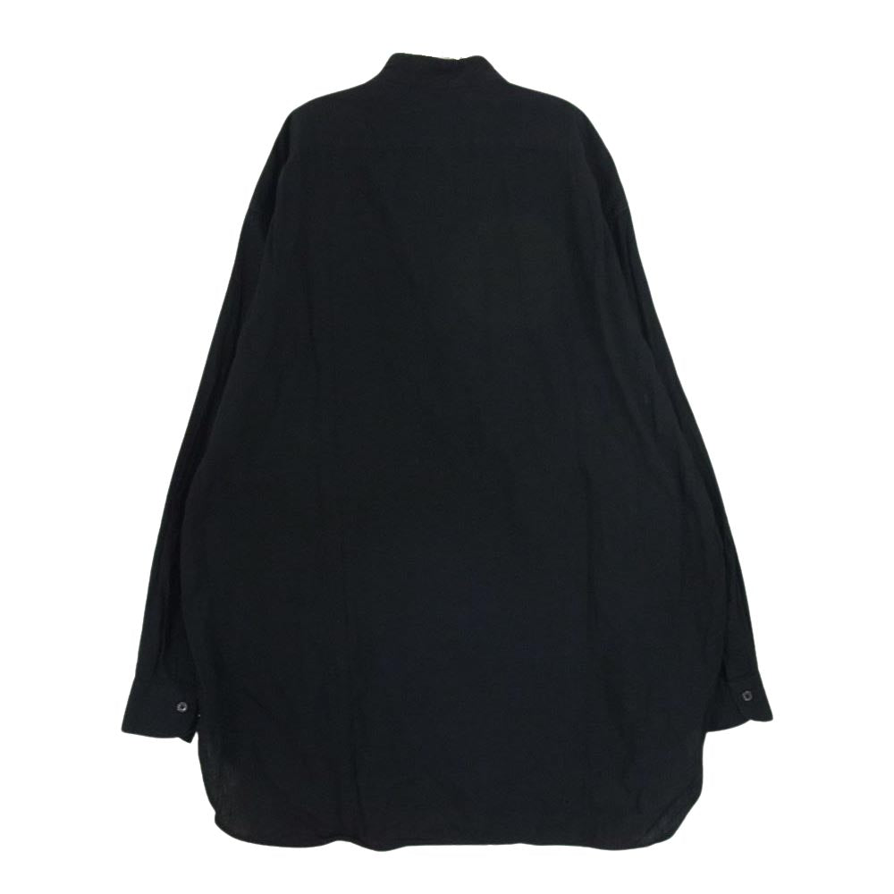 COMOLI コモリ 21SS T01-02010 ベタシャン プルオーバー シャツ BLACK ブラック ブラック系 2【中古】