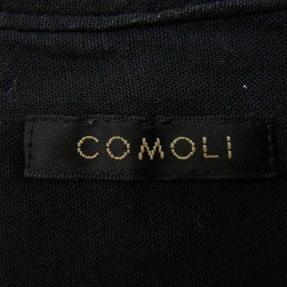 COMOLI コモリ 21SS T01-02010 ベタシャン プルオーバー シャツ BLACK ブラック ブラック系 2【中古】