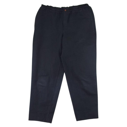 COMME des GARCONS HOMME PLUS コムデギャルソンオムプリュス AD2018 PA-P058 製品加工 ポリエステル縮絨 ポリ縮 イージー パンツ ブラック系 S【中古】