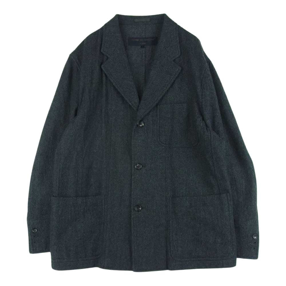 COMME des GARCONS HOMME コムデギャルソンオム AD1998 HJ-04012S ヴィテージ 90s 田中オム ウール 3B テーラード ジャケット パンツ セットアップ グレー系 S【中古】