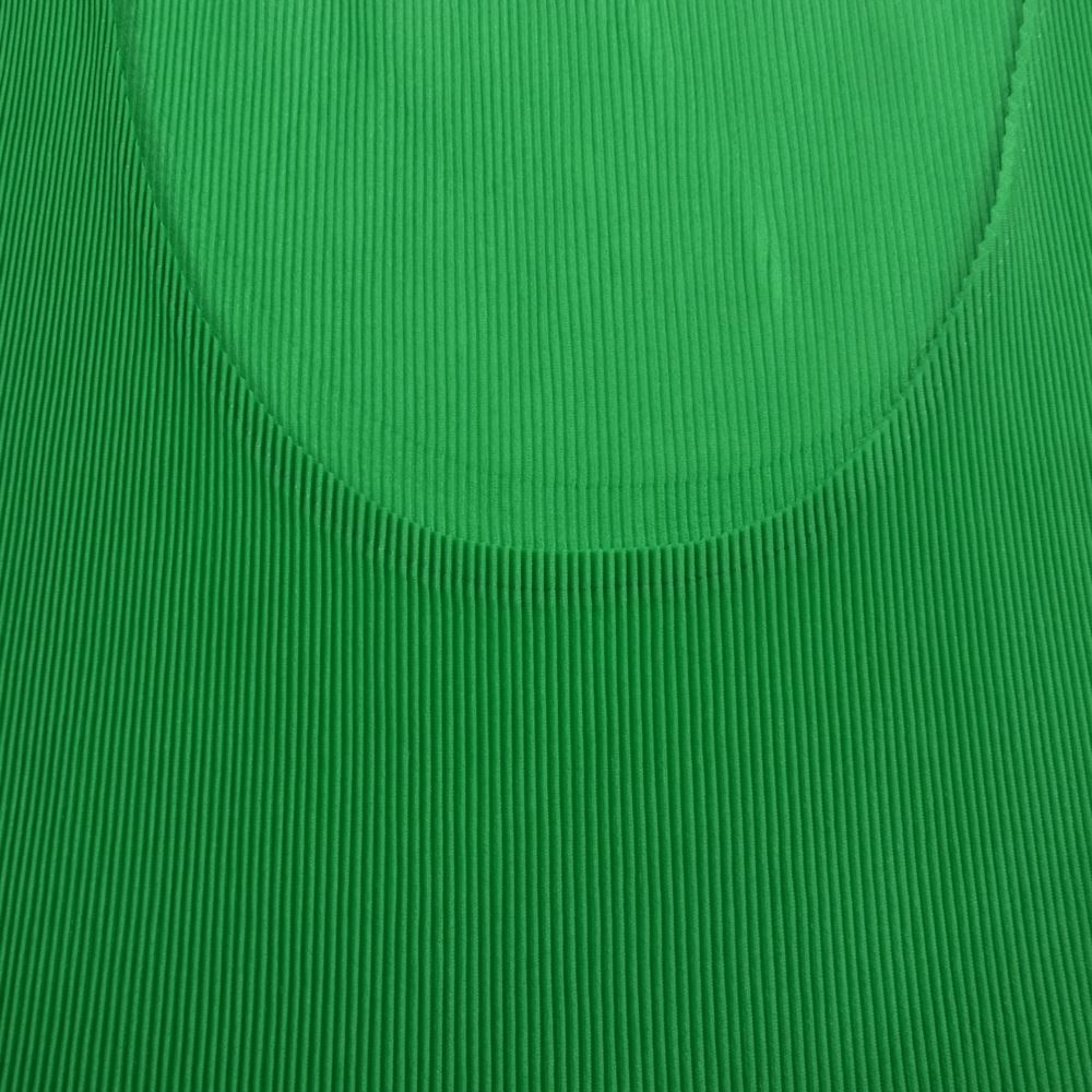 PLEATS PLEASE プリーツプリーズ イッセイミヤケ PP81FK381 プリーツ加工 細プリーツ ノースリーブ カットソー  グリーン系 03【中古】