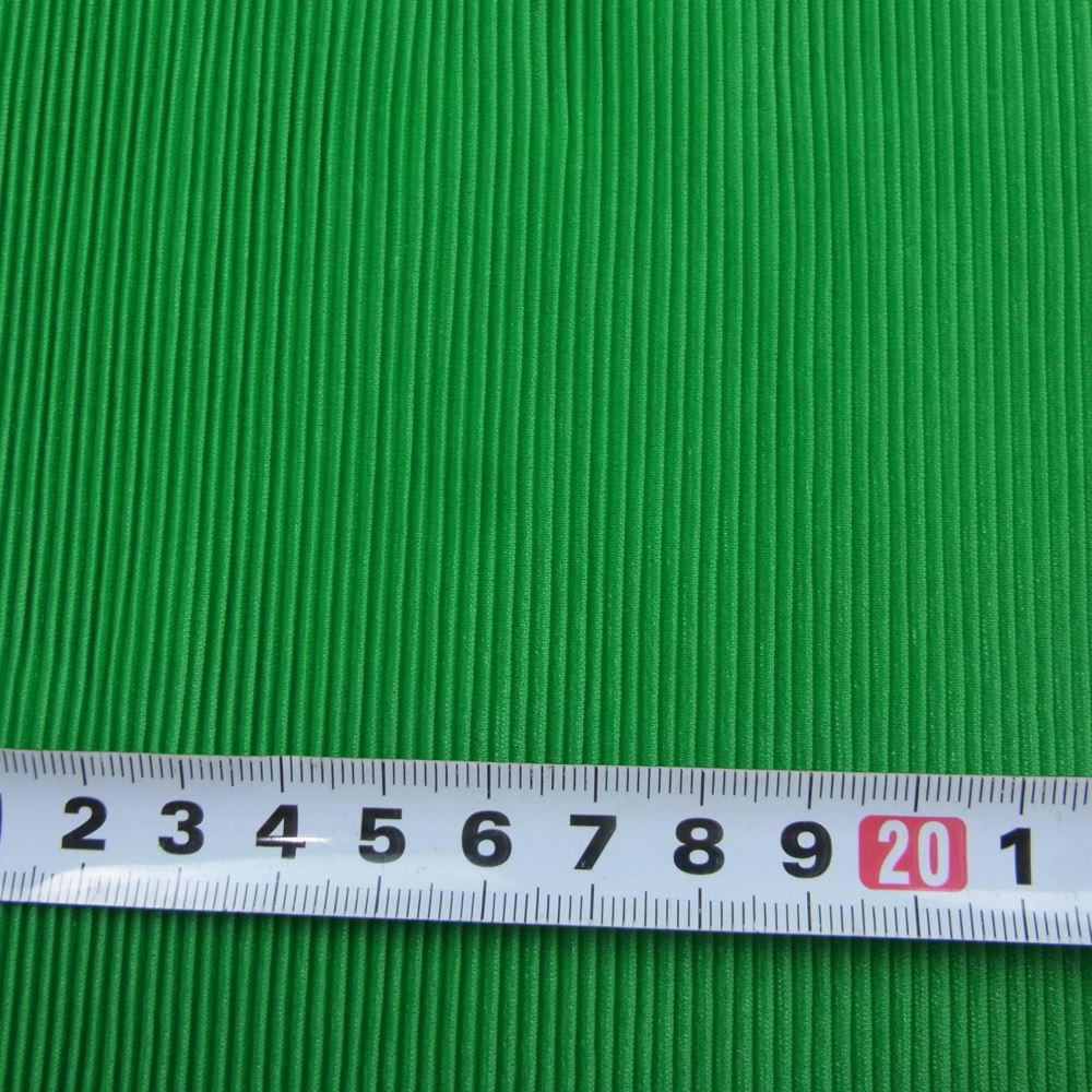 PLEATS PLEASE プリーツプリーズ イッセイミヤケ PP81FK381 プリーツ加工 細プリーツ ノースリーブ カットソー  グリーン系 03【中古】