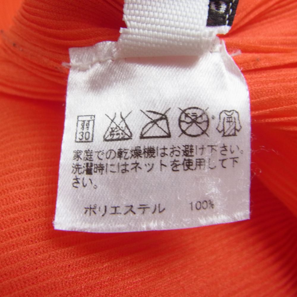 PLEATS PLEASE プリーツプリーズ イッセイミヤケ PP81FK381 プリーツ加工 細プリーツ ノースリーブ カットソー レッド系 03【中古】
