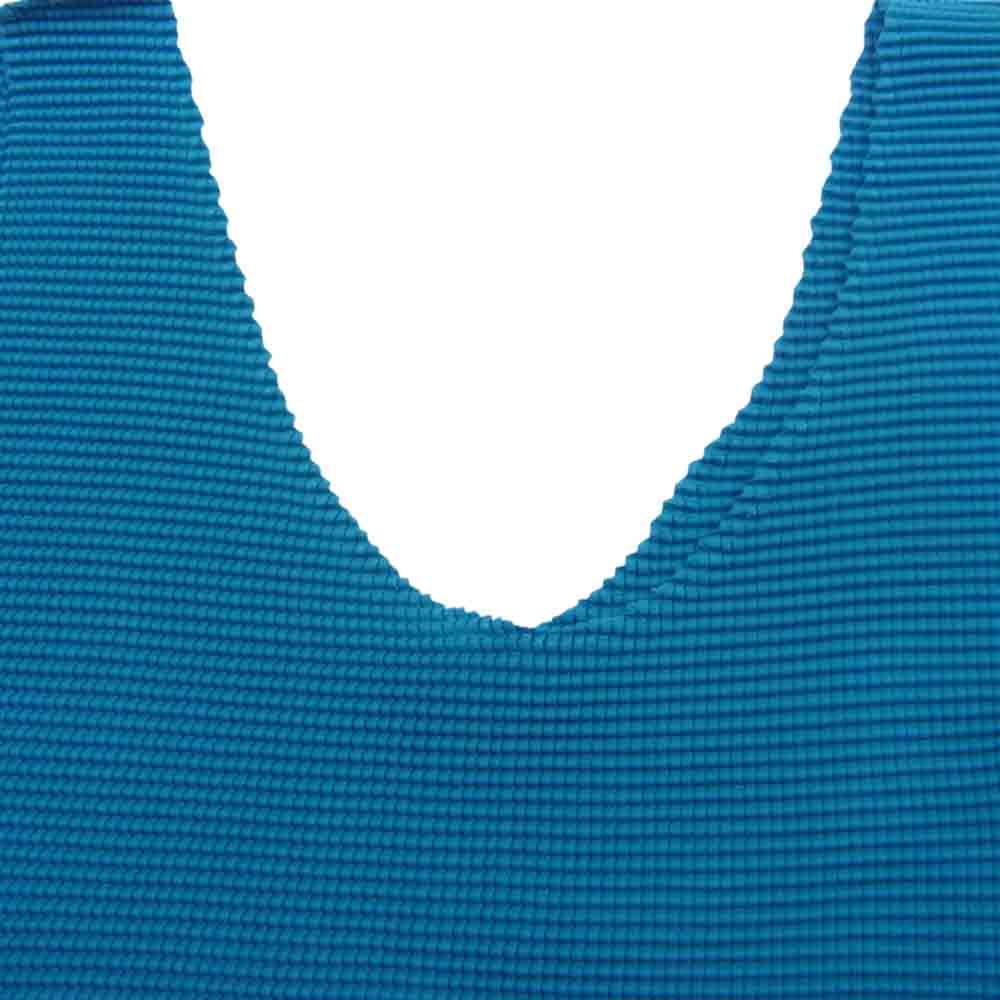 ISSEY MIYAKE イッセイミヤケ MI21FR226 me ミー プリーツ加工 ボックスプリーツ タンクトップ ブルー系【中古】