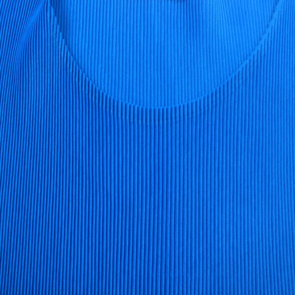 PLEATS PLEASE プリーツプリーズ イッセイミヤケ PP73FK333 プリーツ加工 細プリーツ 七分袖 カットソー  ブルー系 03【中古】