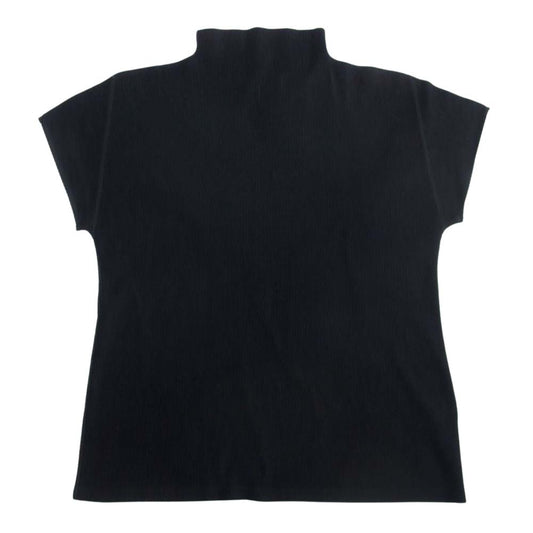 PLEATS PLEASE プリーツプリーズ イッセイミヤケ PP02FK105 プリーツ加工 細プリーツ ボトルネック カットソー ブラック ブラック系 03【中古】
