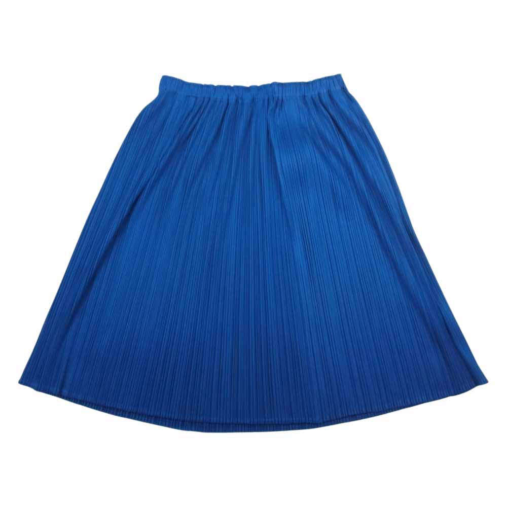 PLEATS PLEASE プリーツプリーズ イッセイミヤケ PP81-JG127 プリーツ加工 スカート ブルー系 5【美品】【中古】