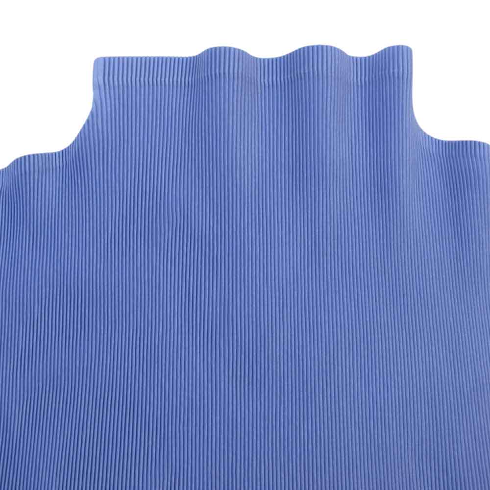 PLEATS PLEASE プリーツプリーズ イッセイミヤケ プリーツ加工 細プリーツ ボトルネック カットソー 半袖 パープル パープル系 3【中古】