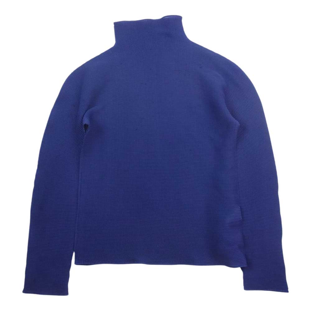 ISSEY MIYAKE イッセイミヤケ MI11FJ171 me ミー ボックスプリーツ プリーツ加工 細プリーツ ボトルネック カットソー パープル系【中古】