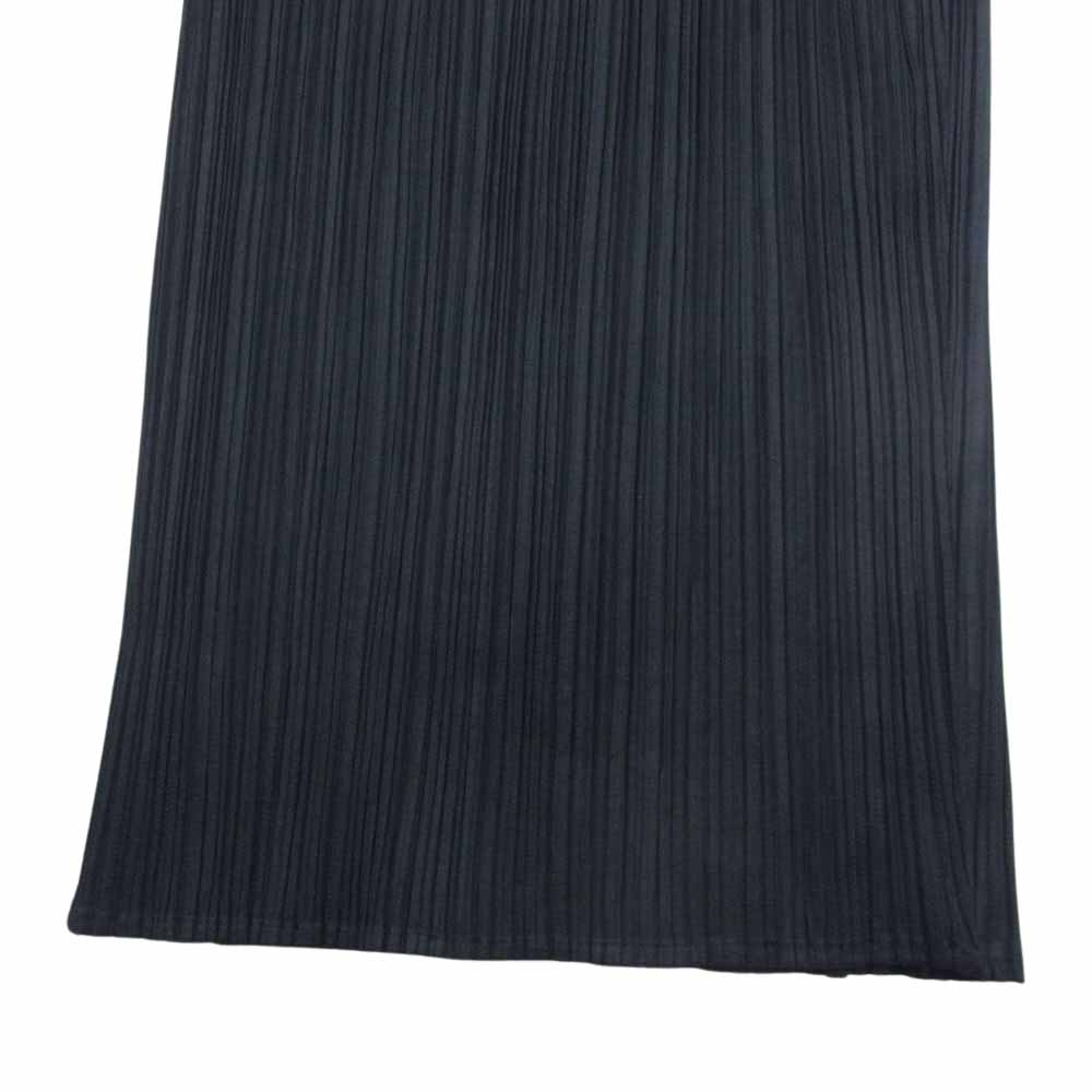 PLEATS PLEASE プリーツプリーズ イッセイミヤケ PP05-JF004 プリーツ加工 ロング ストレート パンツ ブラック ブラック系 1【美品】【中古】