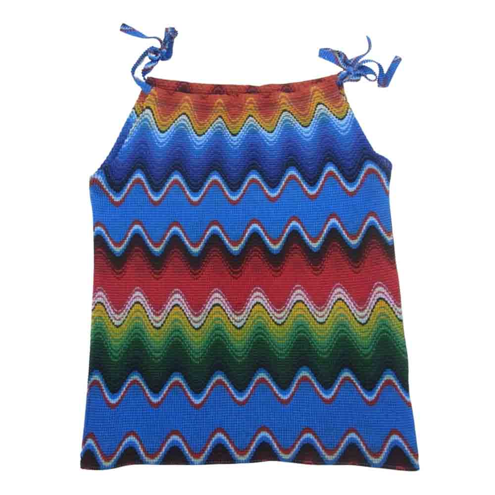 ISSEY MIYAKE イッセイミヤケ MI03FR263 me ミー ボックスプリーツ加工 グラデーションボーダー キャミソール マルチカラー系【中古】