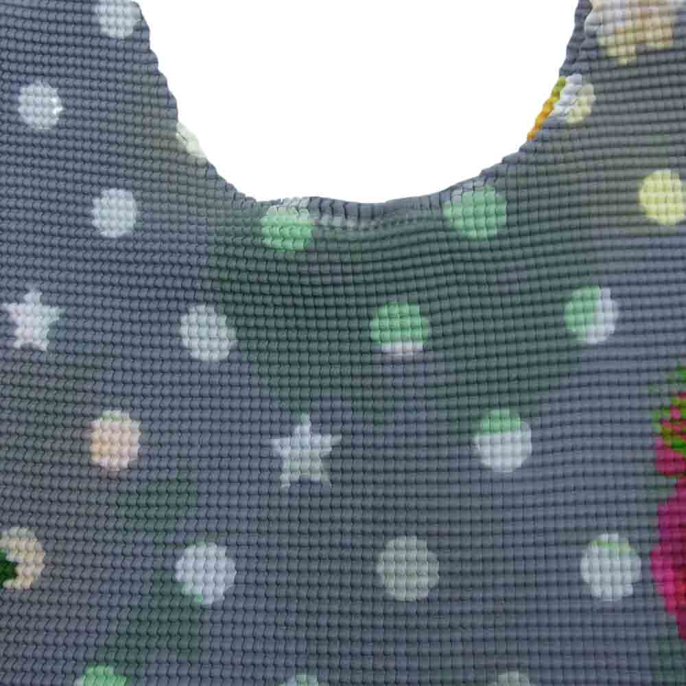 ISSEY MIYAKE イッセイミヤケ MI11FK207 me ミー ボックスプリーツ加工 フラワー ドット ノースリーブ カットソー グレー系【中古】