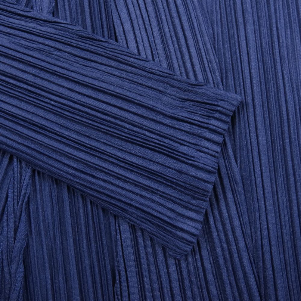 PLEATS PLEASE プリーツプリーズ イッセイミヤケ PP31-JO182 プリーツ加工 ハイネック カーディガン ジャケット パープル系 3【中古】