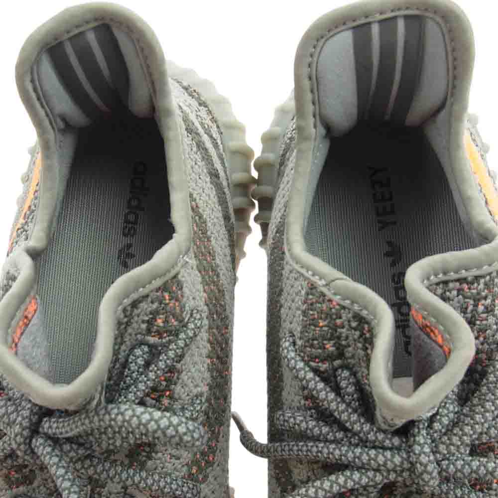adidas アディダス GW1229 YEEZY Boost 350 V2 Beluga Reflective イージー ブースト ベルーガ リフレクティブ スニーカー グレー系 オレンジ系 28.5cm【美品】【中古】