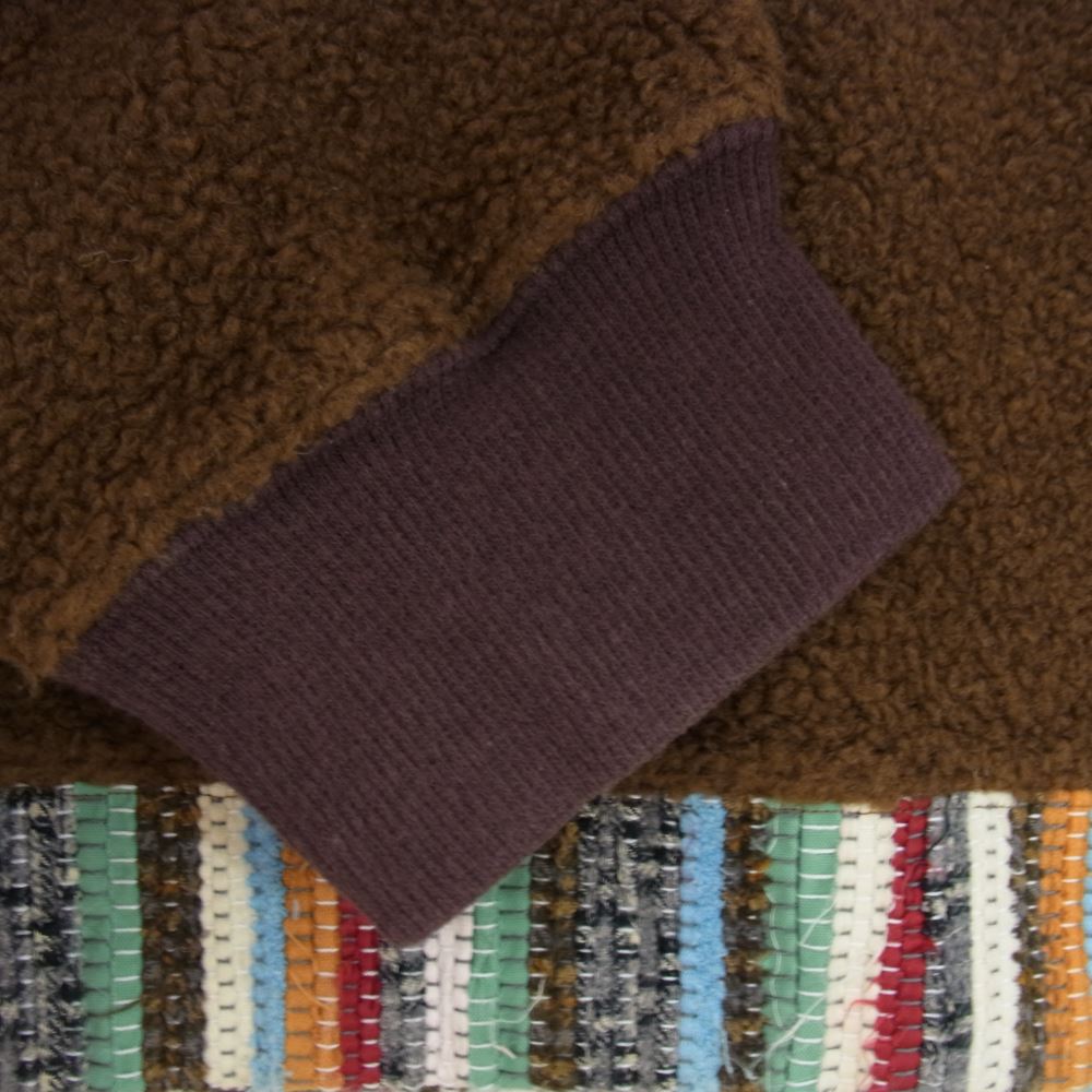 クオン 19AW 1902-CS07  裂き織りプルオーバー スウェット ブラウン系 L【極上美品】【中古】