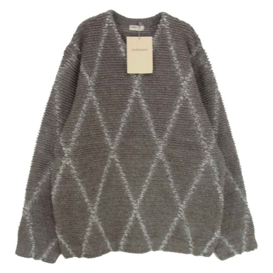 ネサーンス 17A-NSA-KN-06 TRELLIS PATTERN KNIT トレリス パターン ニット ジャカードニット チャコール系 M【新古品】【未使用】【中古】