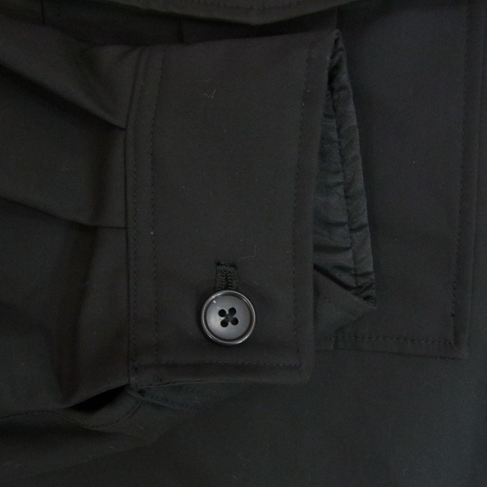 ユハ 10170203 ファティーグ ミリタリー ポケット シャツ ジャケット ブラック系 3【新古品】【未使用】【中古】